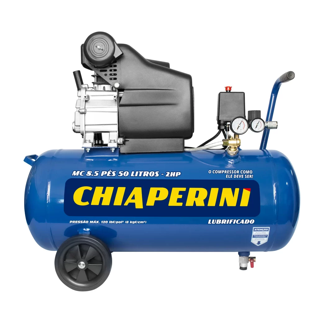 Motocompressor de ar 50 litros 2HP - Chiaperini MC 8.5/50 - Chiaperini ...